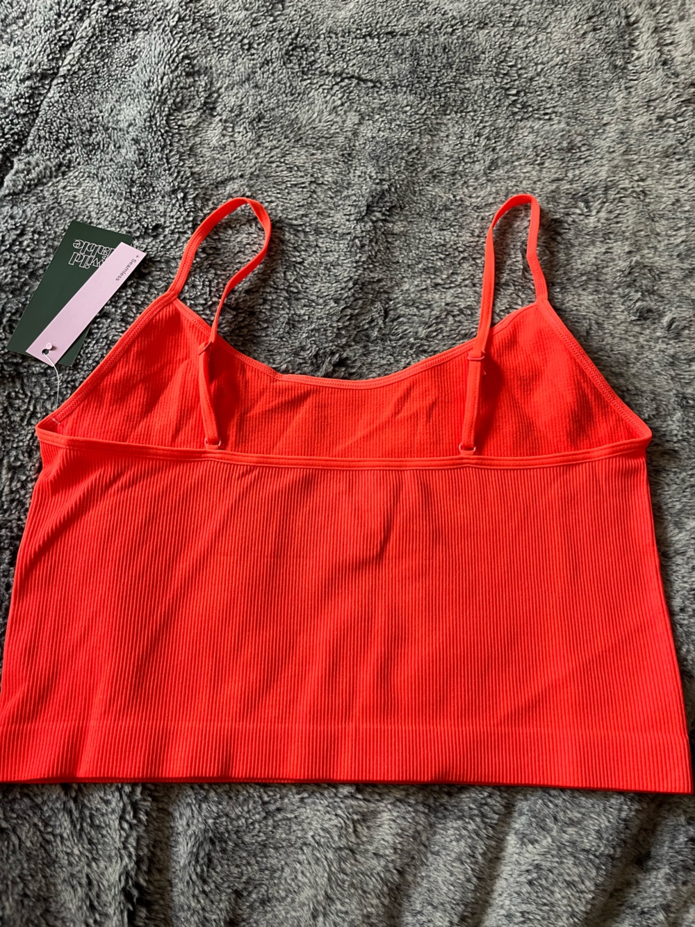 Wild Fable red ribbed tank top in  S #wildfable #ribbed - Picture 3 of 5